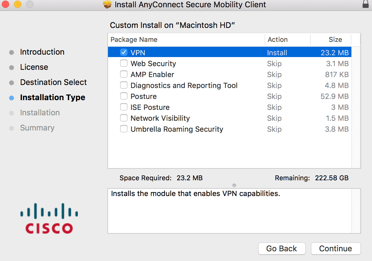 How to Setup Cisco AnyConnect Secure Mobility Client VPN in Mac OSX